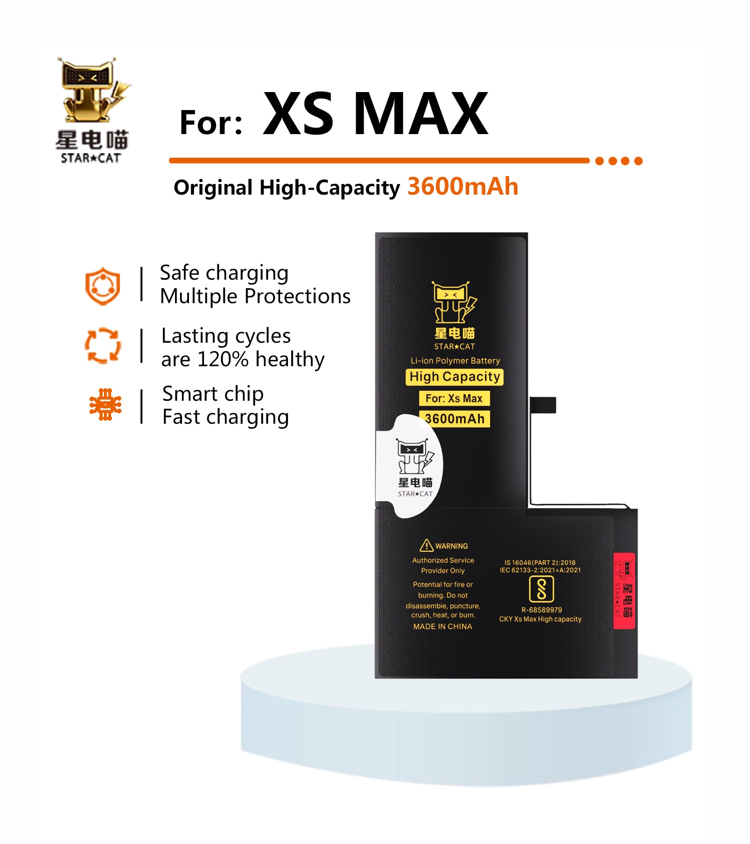 Apple/iPhone XSMAX high-capacity/mAh-Original battery