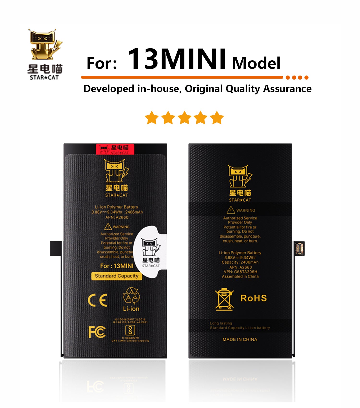 for iPhone 13mini battery