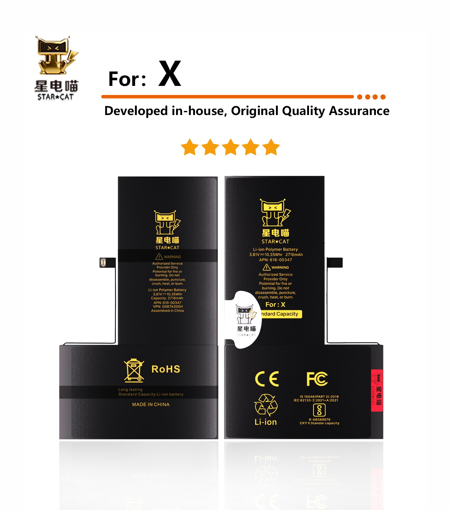 for iPhone X battery