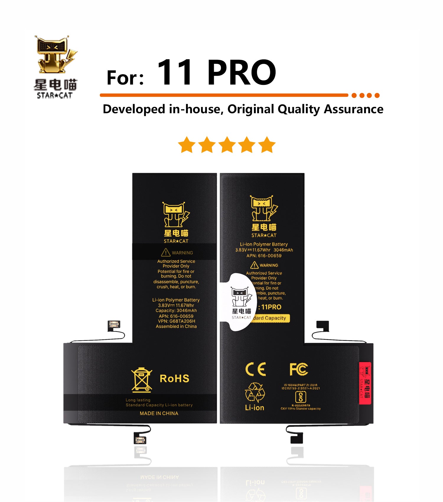 for iPhone 11pro battery