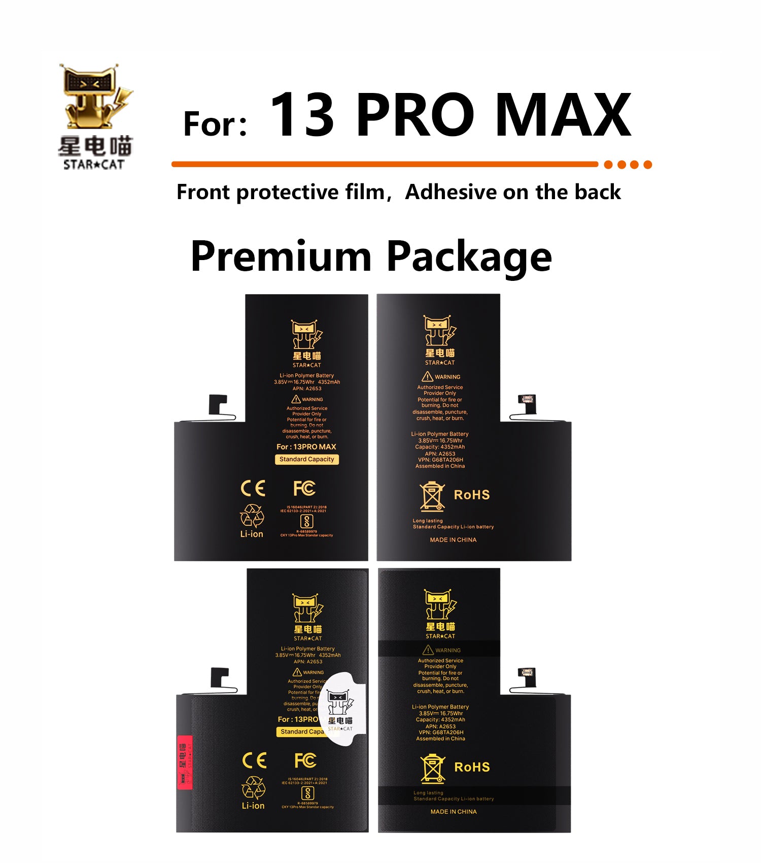 for iPhone 13promax battery