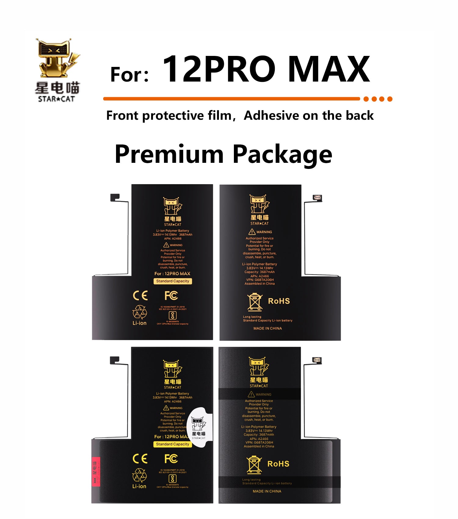 for iPhone 12promax battery