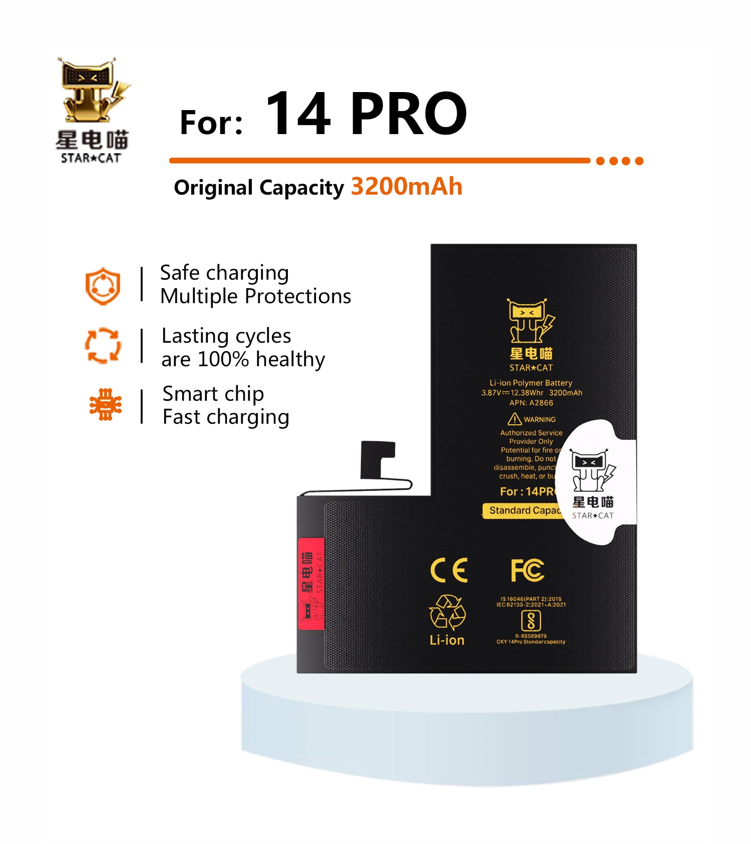 for iPhone 14pro battery – BATTERY FACTORY/星电喵STAR☆CAT