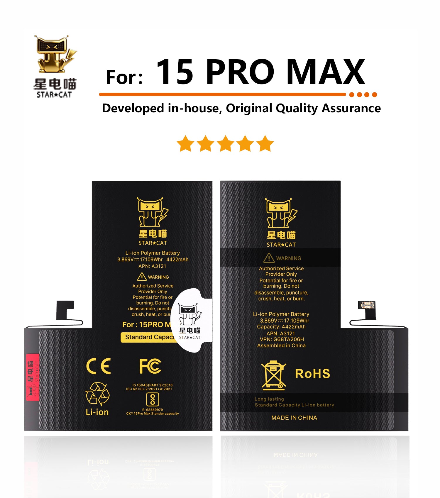 for iPhone 15promax battery