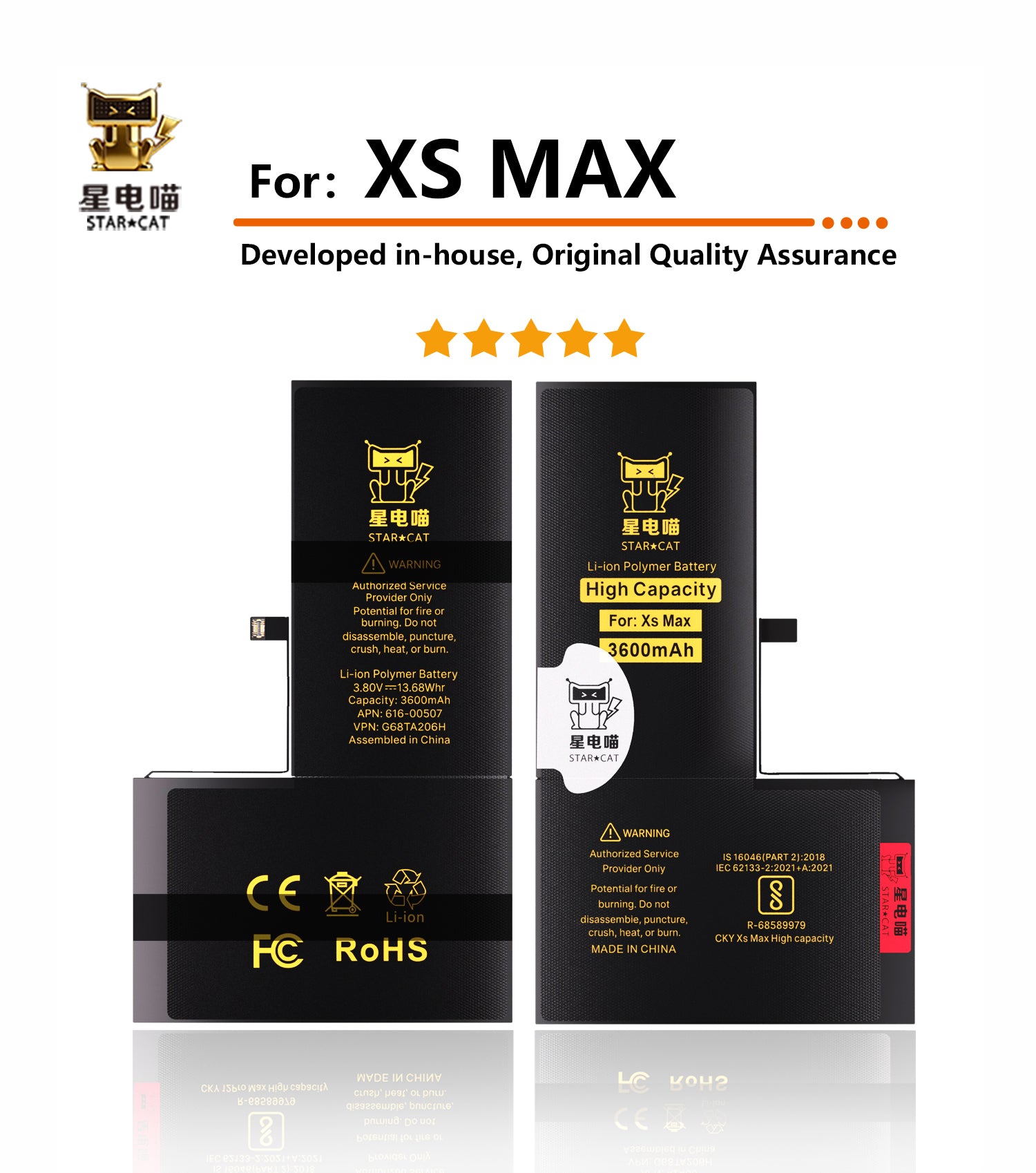 Apple/iPhone XSMAX high-capacity/mAh-Original battery