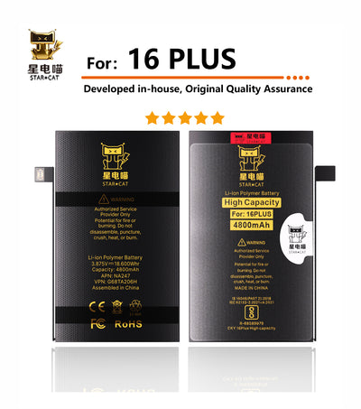 Apple/iPhone 16plus high-capacity/mAh-Original battery