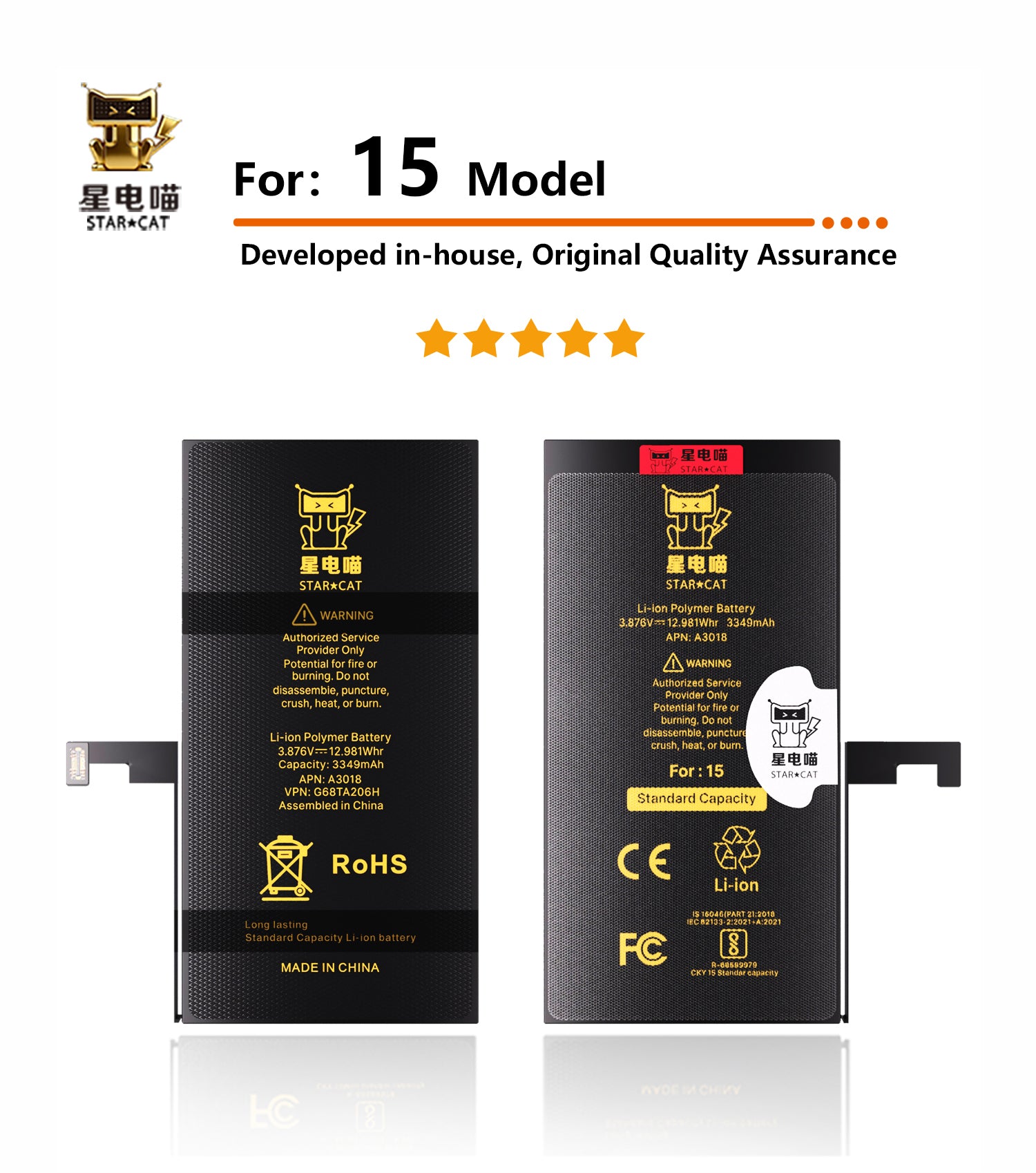for iPhone 15 battery