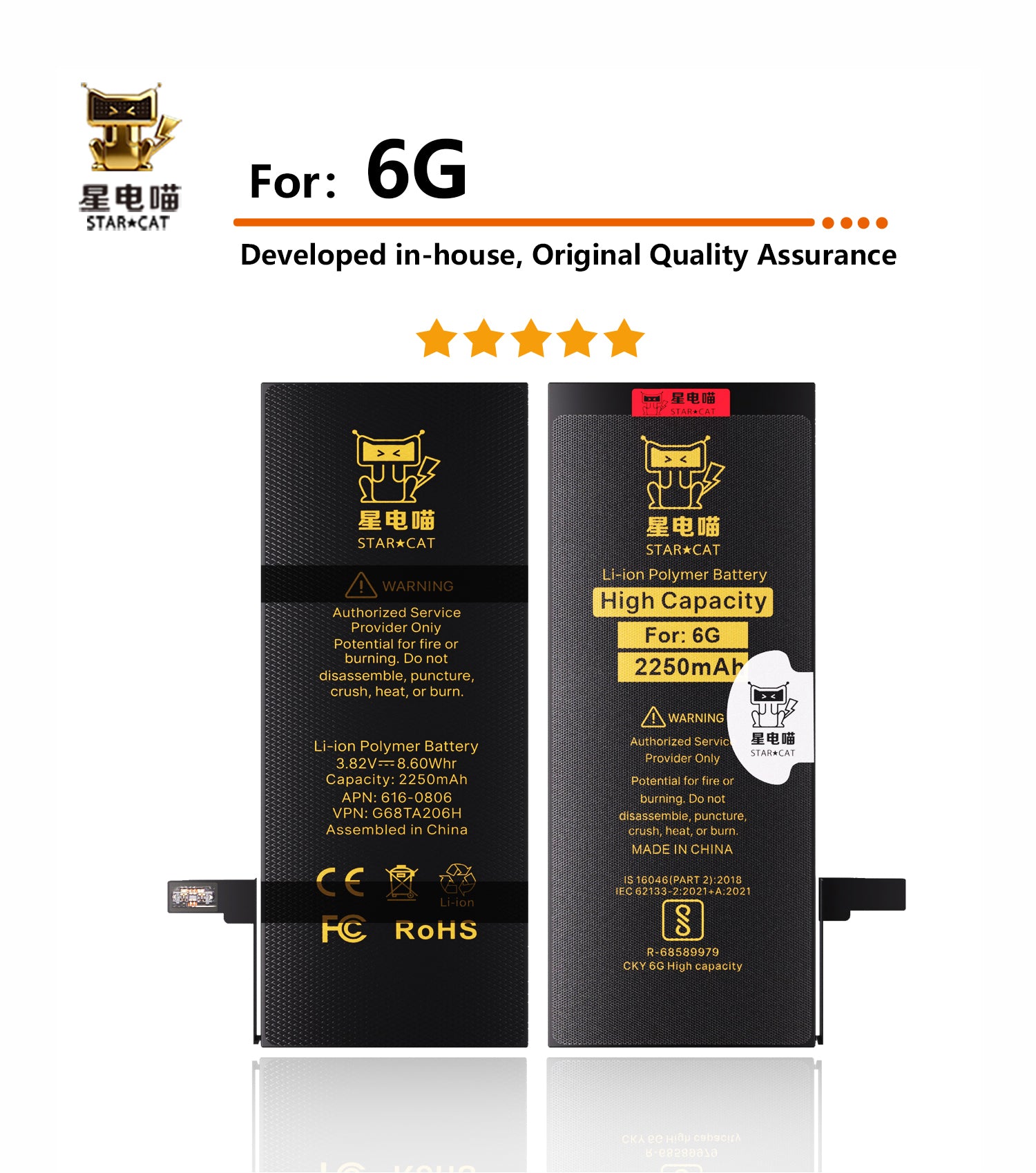 Apple/iPhone 6 high-capacity/mAh-Original battery