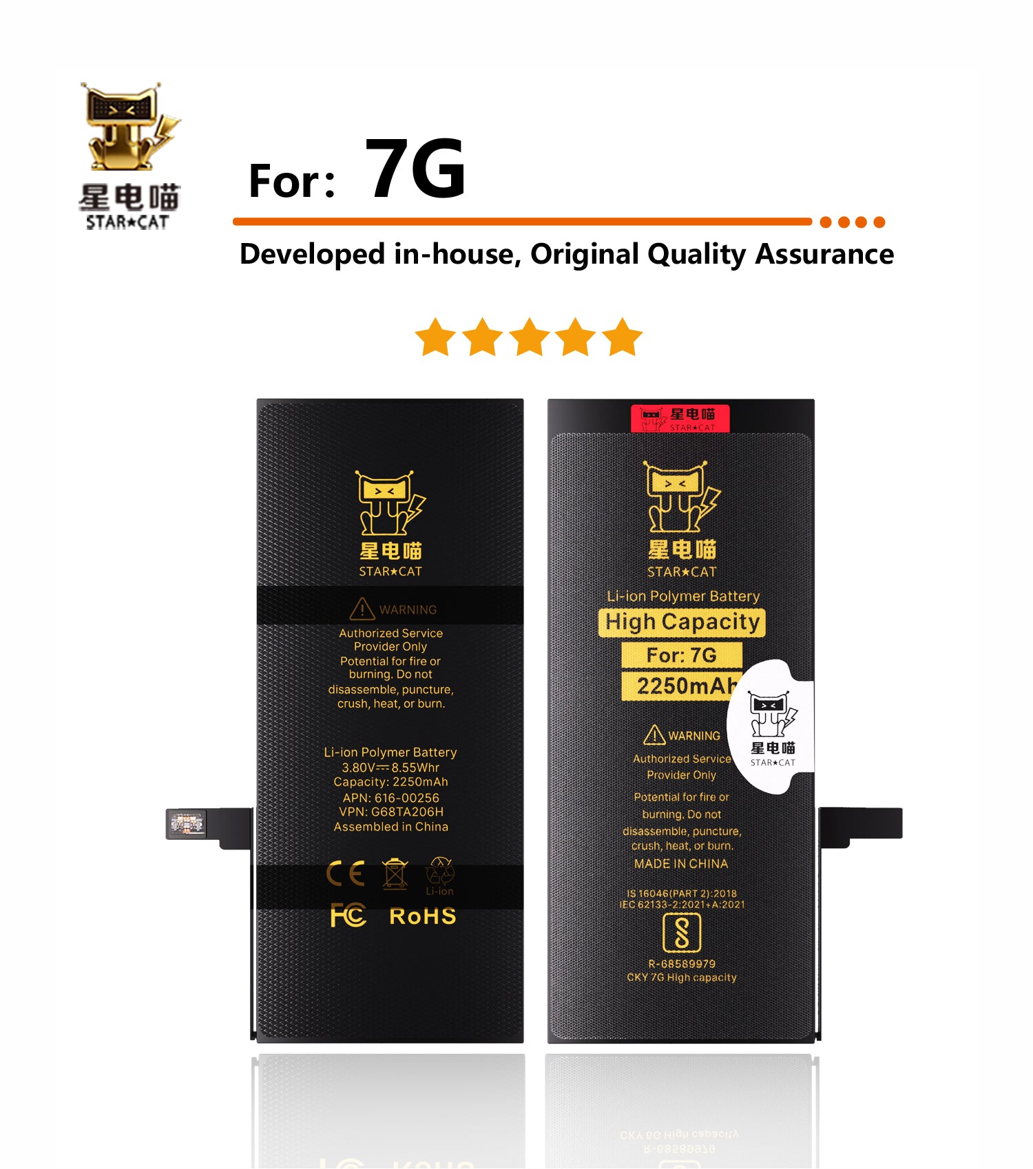 Apple/iPhone 7 high-capacity/mAh-Original battery