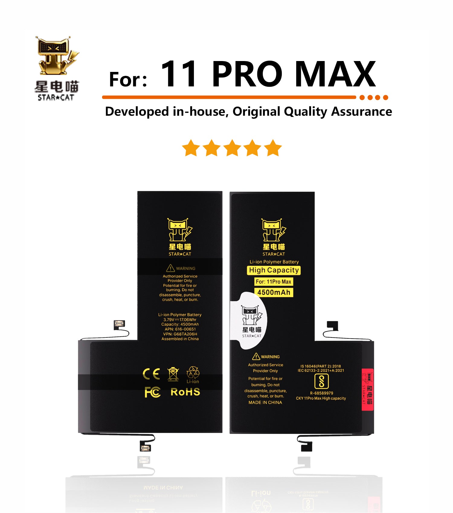 Apple/iPhone 11promax high-capacity/mAh-Original battery