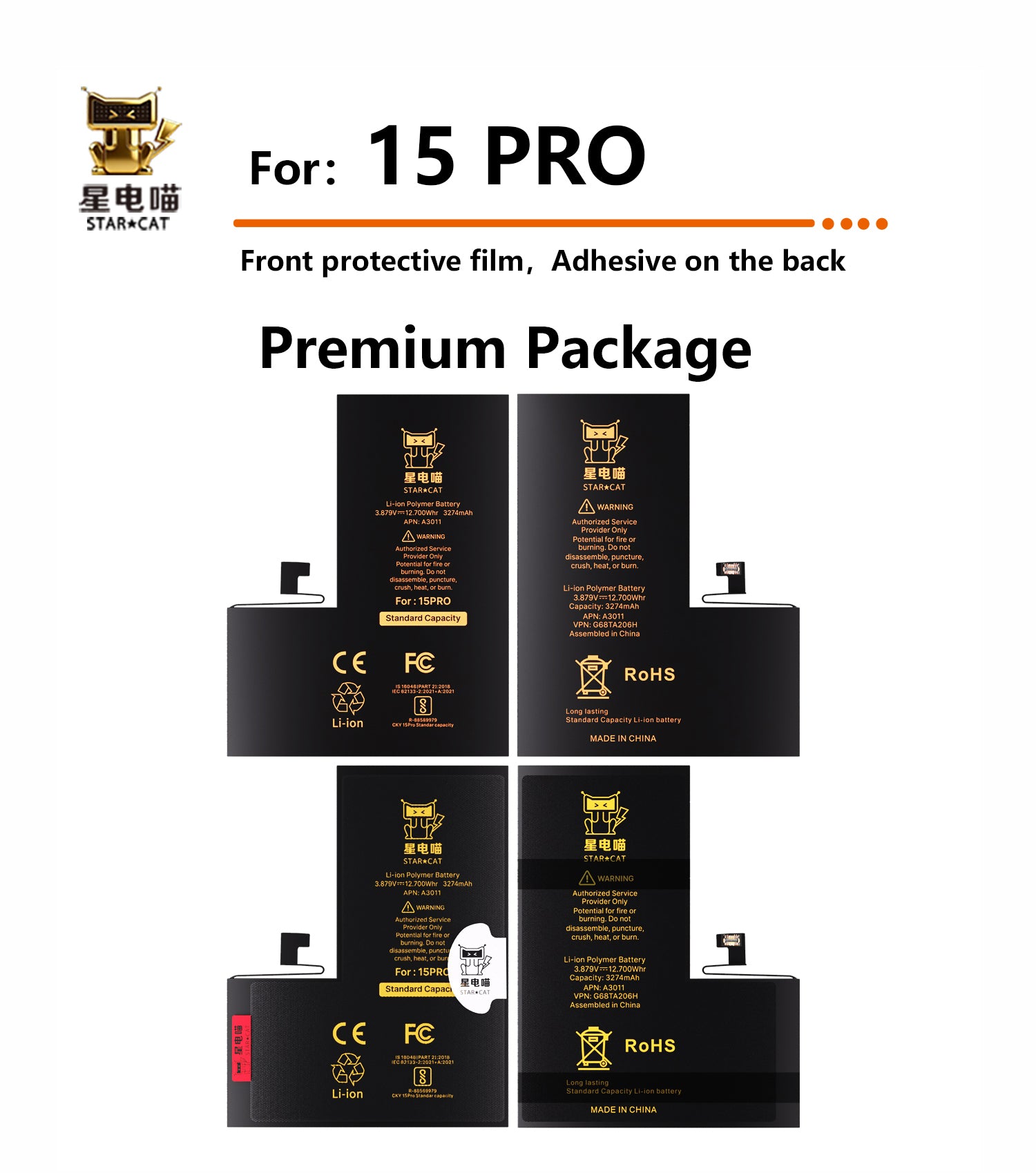 for iPhone 15pro battery