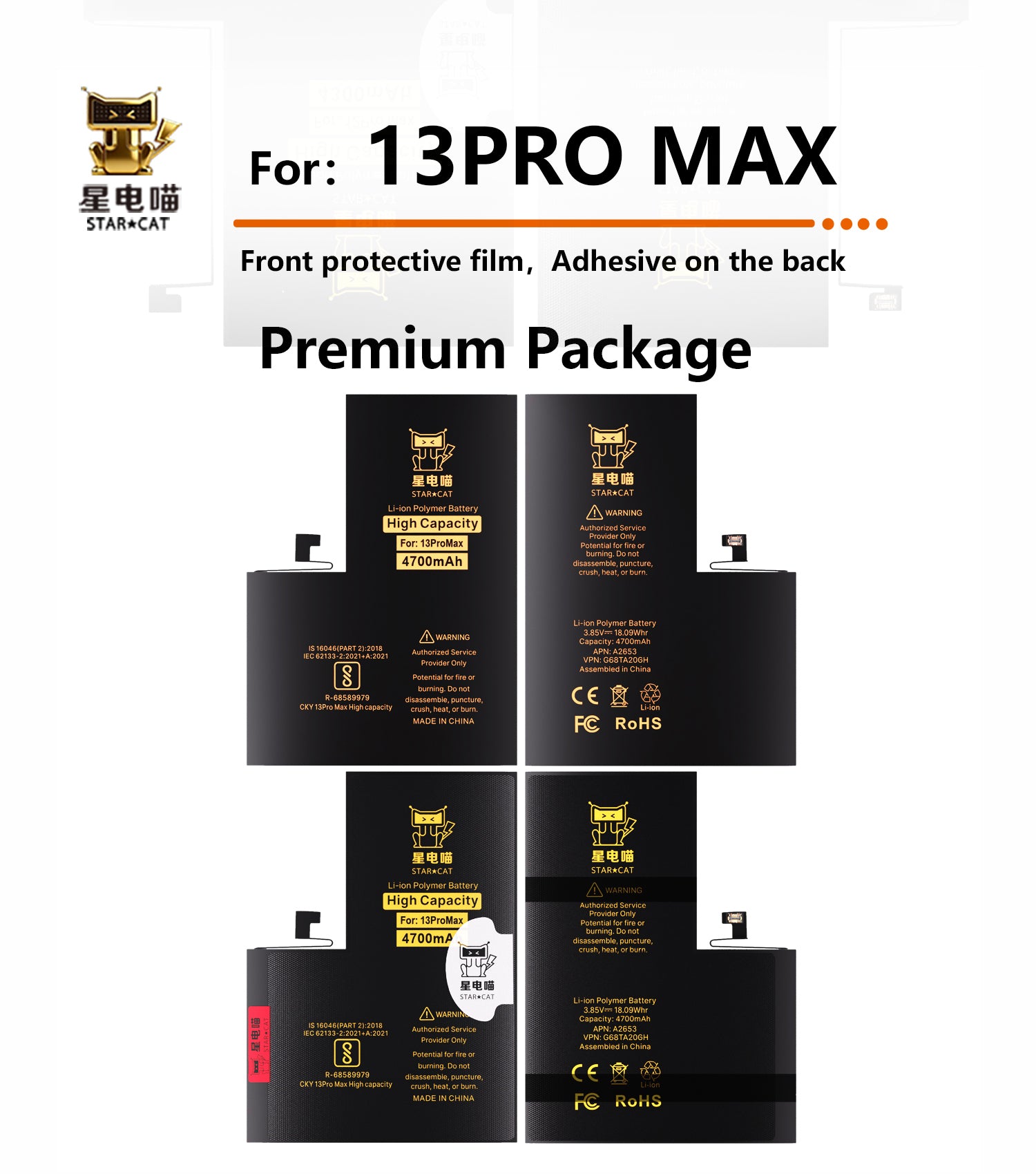 Apple/iPhone 13promax high-capacity/mAh-Original battery