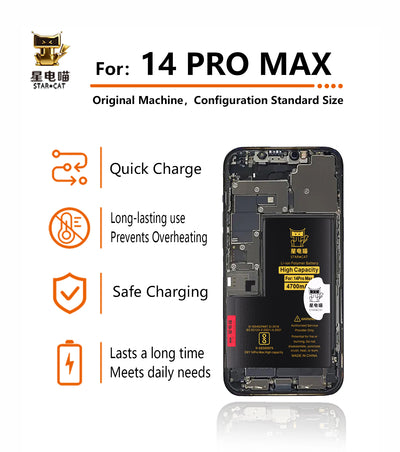 Apple/iPhone 14promax high-capacity/mAh-Original battery