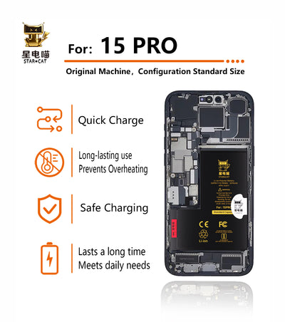 for iPhone 15pro battery