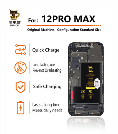 for iPhone 12promax battery