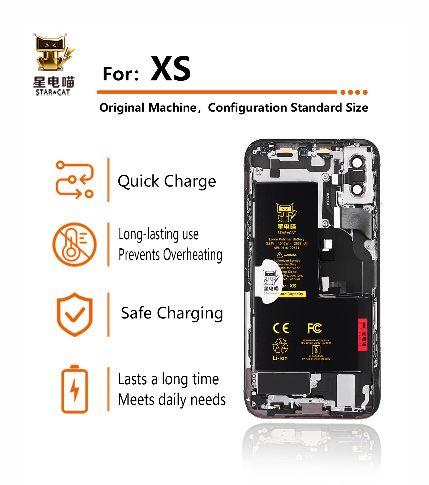 for iPhone XS battery