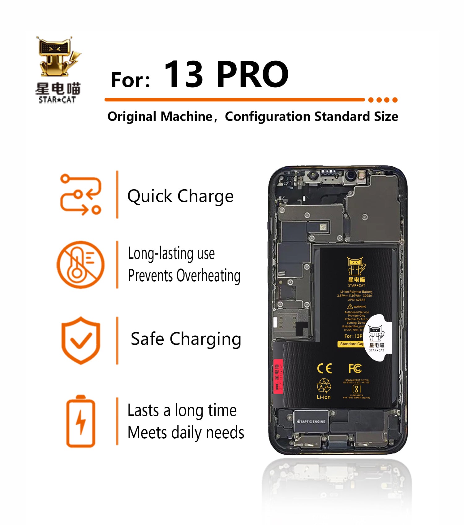 for iPhone 13pro battery