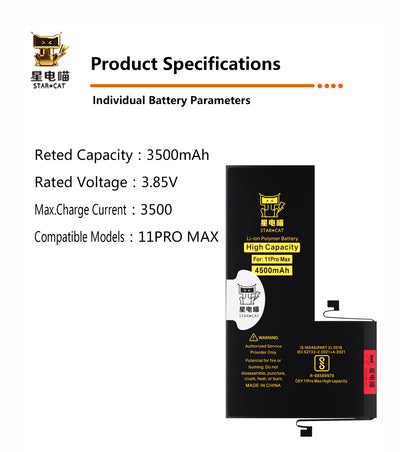 Apple/iPhone 11promax high-capacity/mAh-Original battery