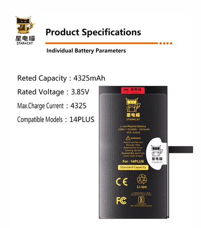 for iPhone 14plus battery