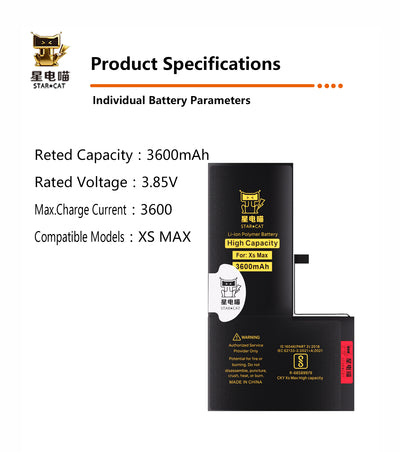 Apple/iPhone XSMAX high-capacity/mAh-Original battery