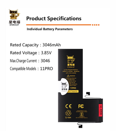 for iPhone 11pro battery