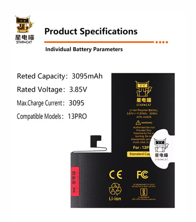 for iPhone 13pro battery
