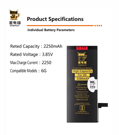 Apple/iPhone 6 high-capacity/mAh-Original battery