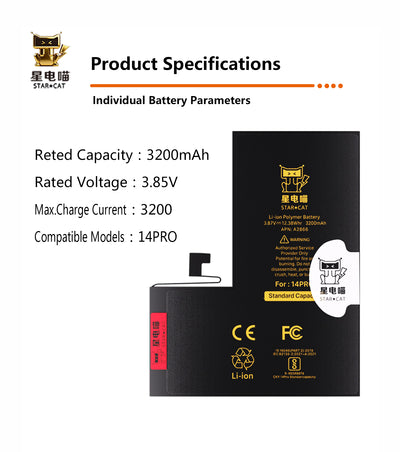 for iPhone 14pro battery
